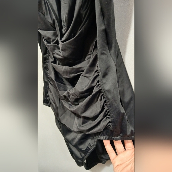 Apt. 9 black swimsuit with rouching women's size 18W NWT beach - Picture 4 of 9